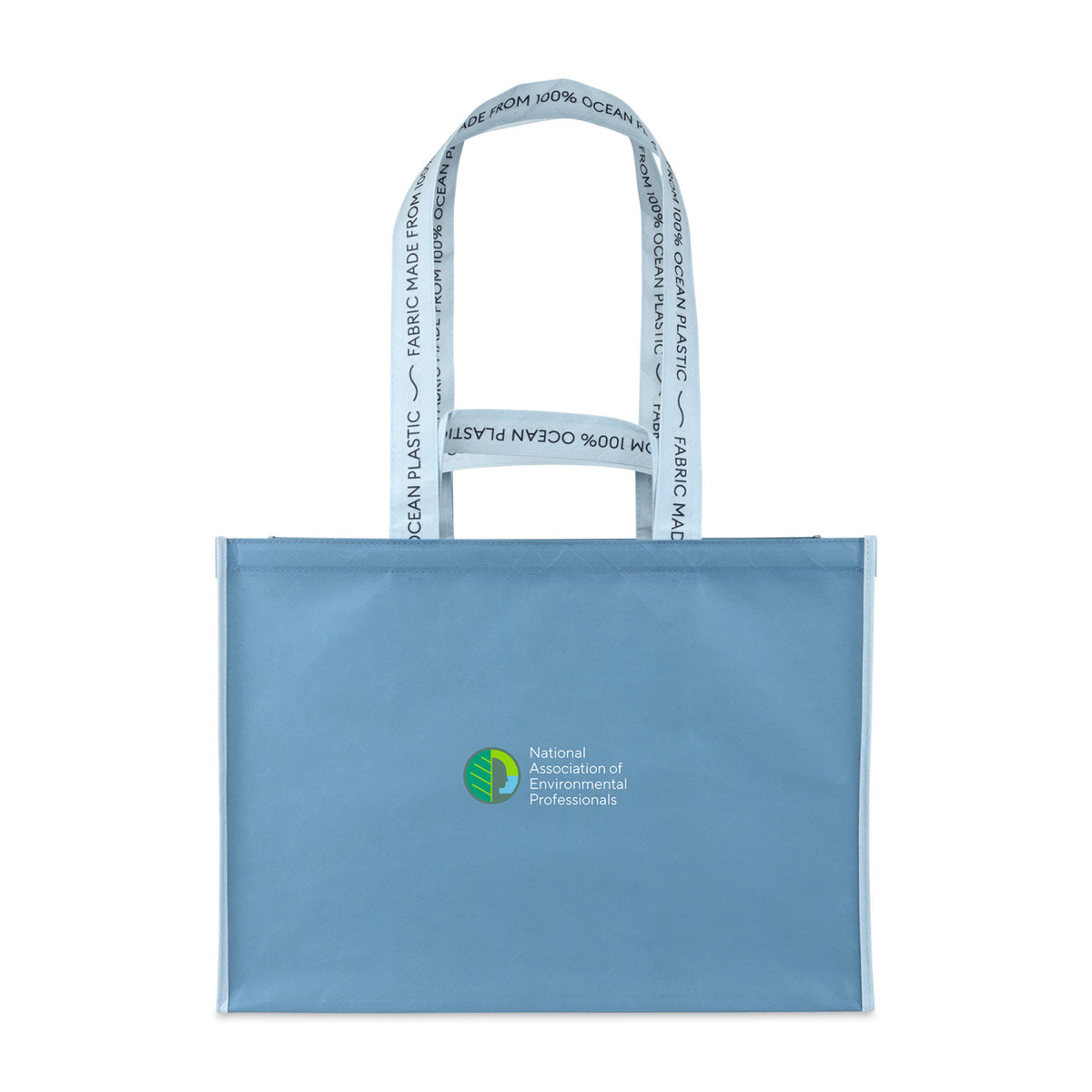 Out of the Ocean Reusable Shopper in Ocean Plastic, Extra Large Transfer - Slate Grey - View 1