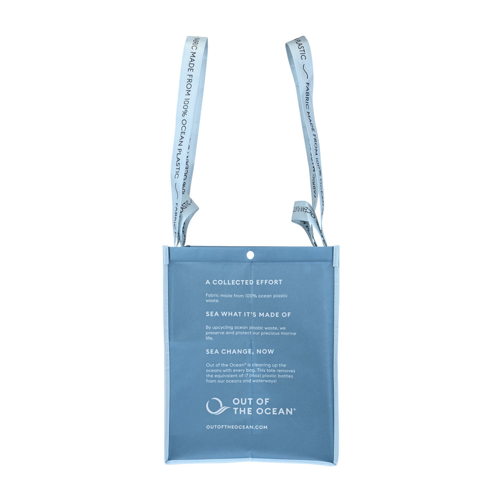 Out of the Ocean Reusable Shopper in Ocean Plastic, Extra Large Transfer - Slate Grey - View 4