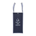 Out of the Ocean Reusable Shopper in Ocean Plastic, Large Transfer - Black - View 5