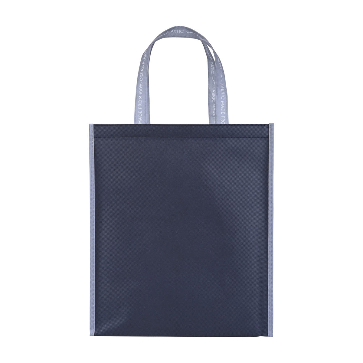 Out of the Ocean Reusable Shopper in Ocean Plastic, Large Transfer - Black - View 6