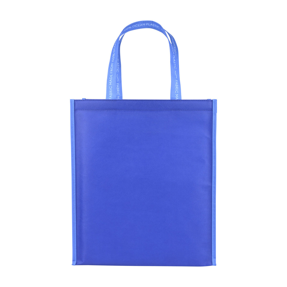 Out of the Ocean Reusable Shopper in Ocean Plastic, Large Transfer - Navy - View 6