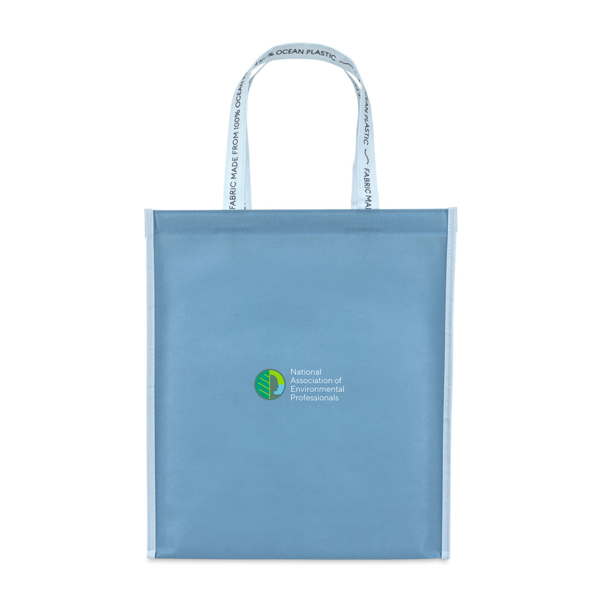Out of the Ocean Reusable Shopper in Ocean Plastic, Large Transfer - Slate Grey - View 1