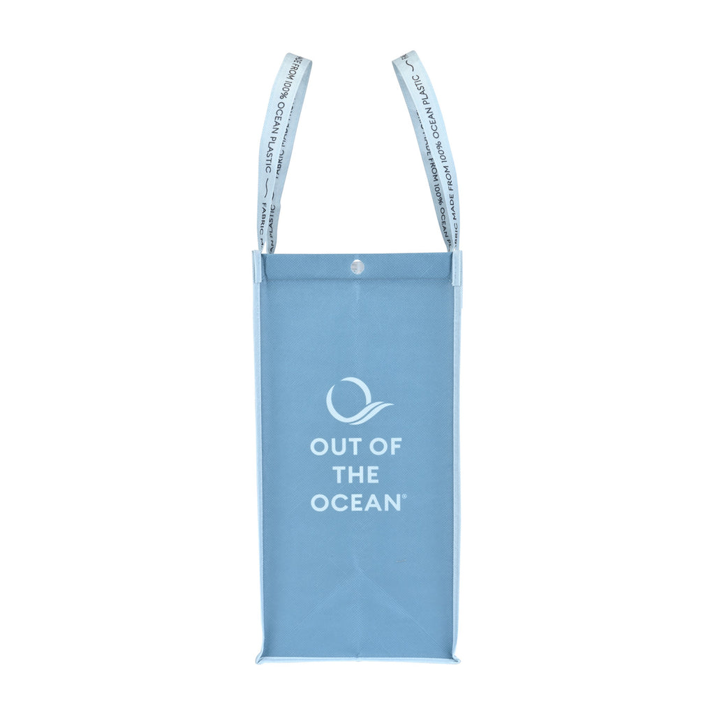 Out of the Ocean Reusable Shopper in Ocean Plastic, Large Transfer - Slate Grey - View 4