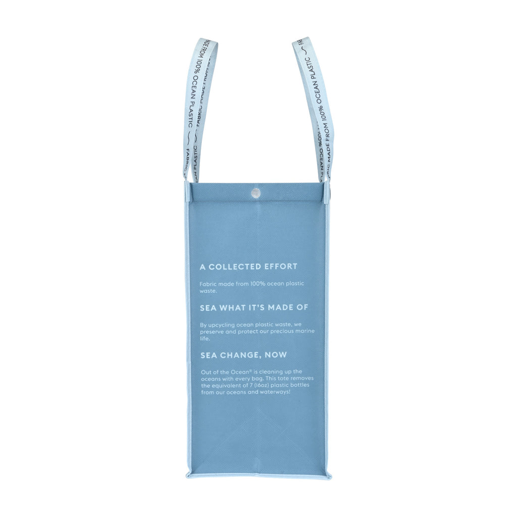 Out of the Ocean Reusable Shopper in Ocean Plastic, Large Transfer - Slate Grey - View 5