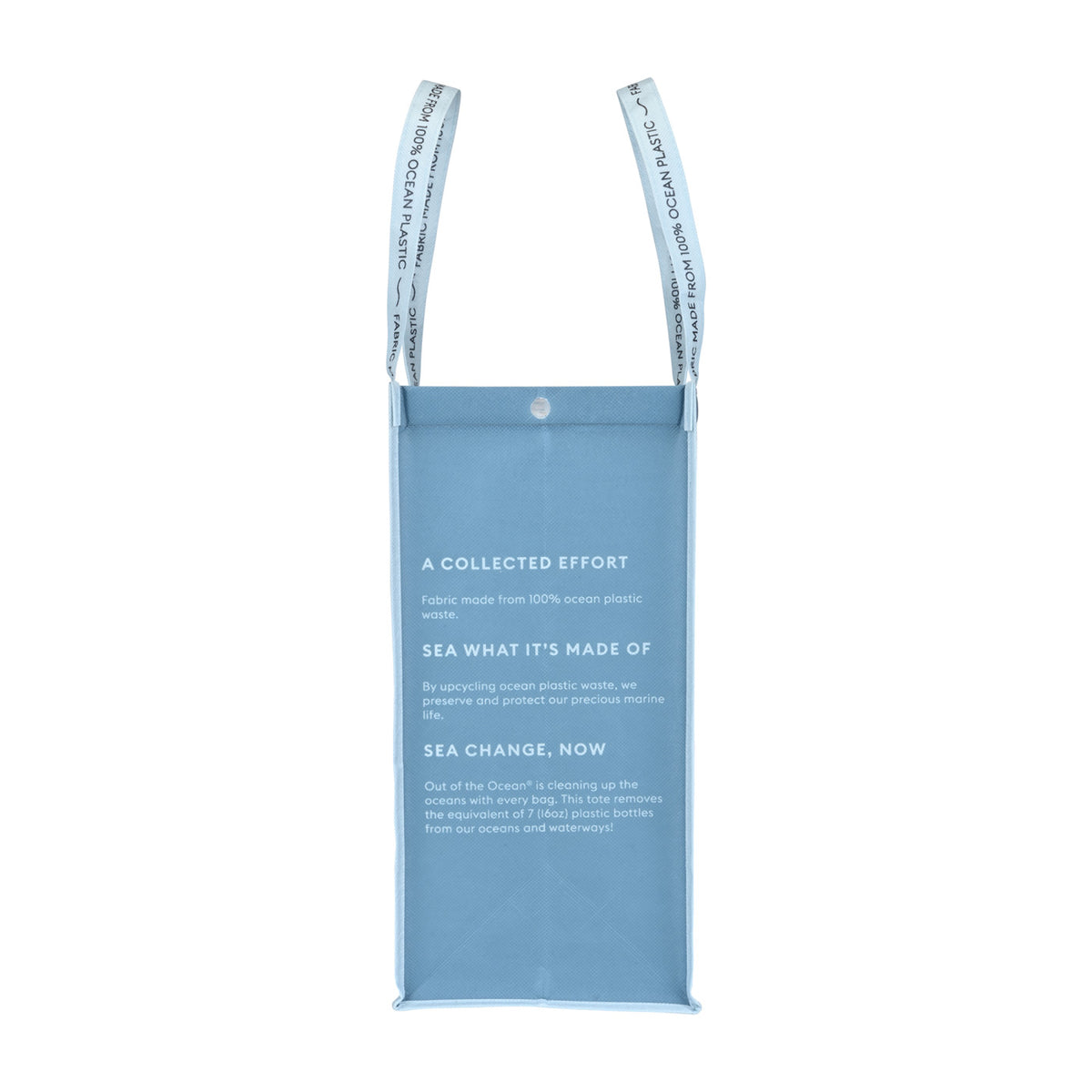 Out of the Ocean Reusable Shopper in Ocean Plastic, Large Transfer - Slate Grey - View 5