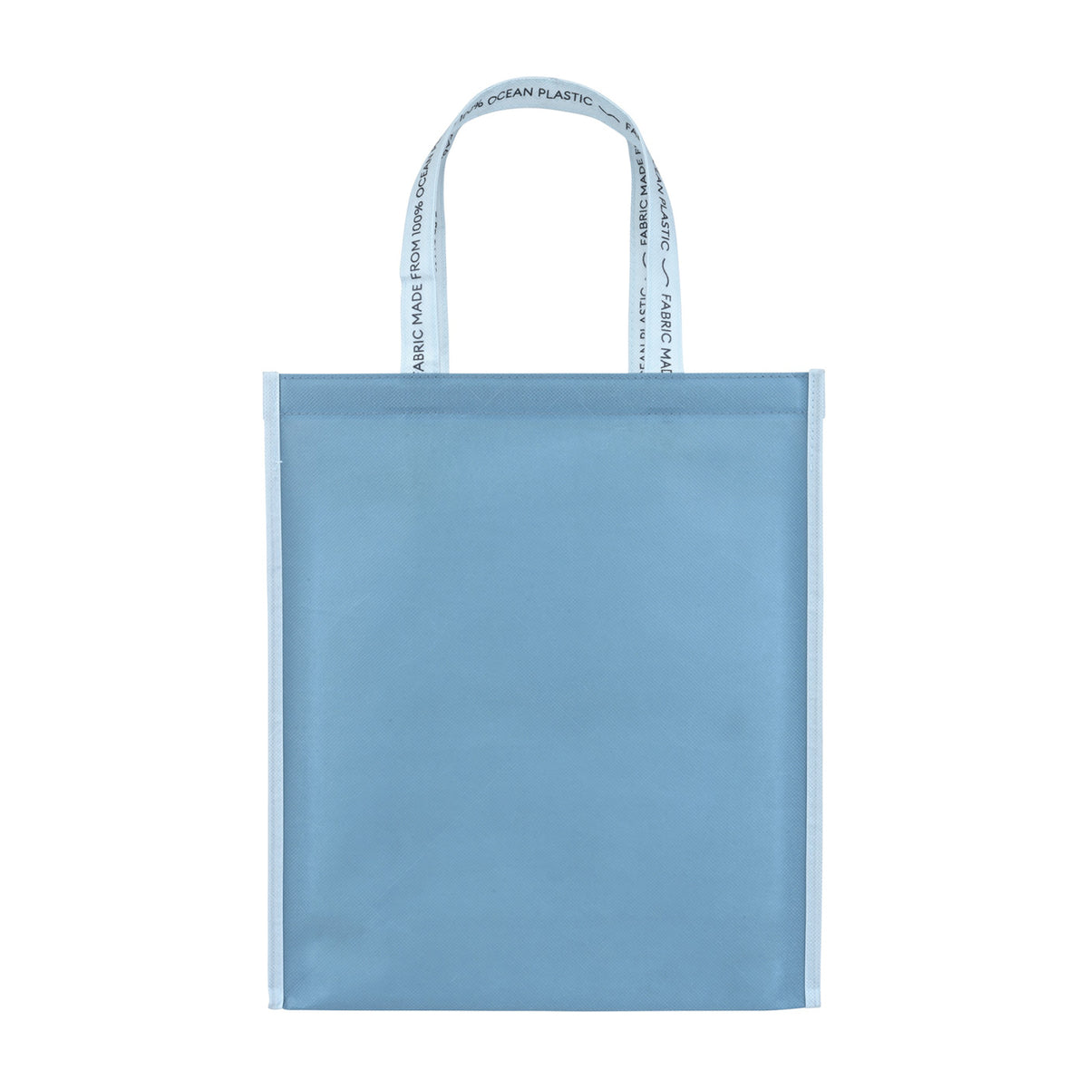 Out of the Ocean Reusable Shopper in Ocean Plastic, Large Transfer - Slate Grey - View 6