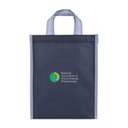 Out of the Ocean Reusable Shopper in Ocean Plastic, Lunch Size - Black - View 1