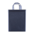 Out of the Ocean Reusable Shopper in Ocean Plastic, Lunch Size - Black - View 6