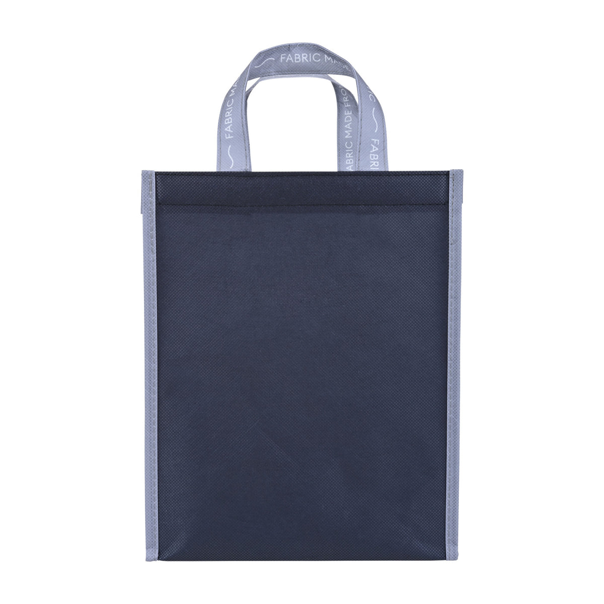 Out of the Ocean Reusable Shopper in Ocean Plastic, Lunch Size - Black - View 6