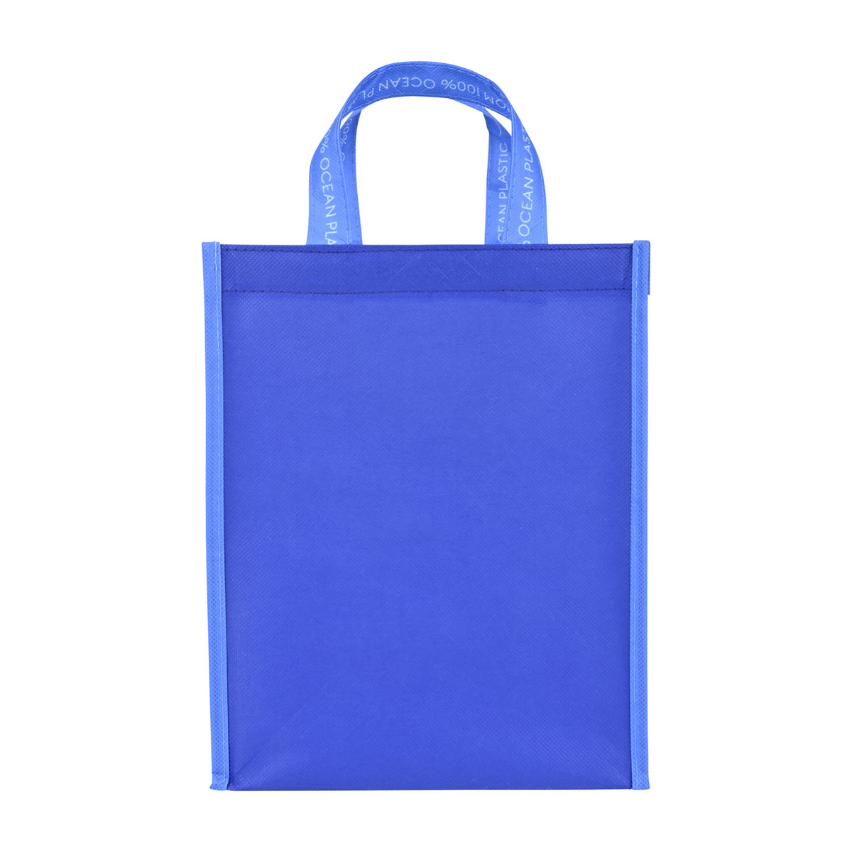 Out of the Ocean Reusable Shopper in Ocean Plastic, Lunch Size - Navy - View 7