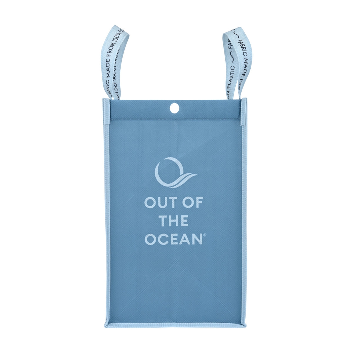 Out of the Ocean Reusable Shopper in Ocean Plastic, Lunch Size - Slate Grey - View 5