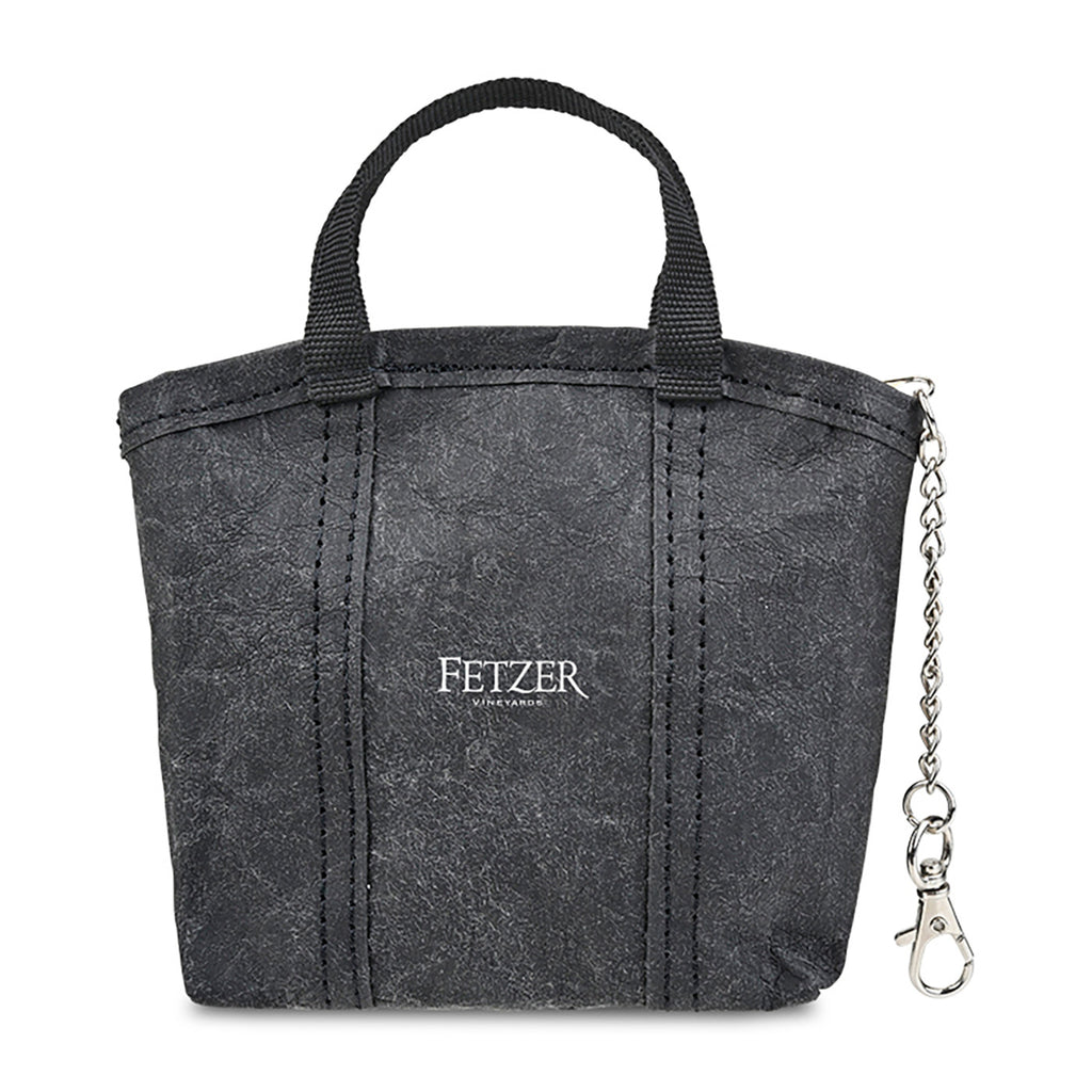 Out of the Woods Iconic MicroTote Bag Charm with Hidden Tote Transfer - Ebony - View 1