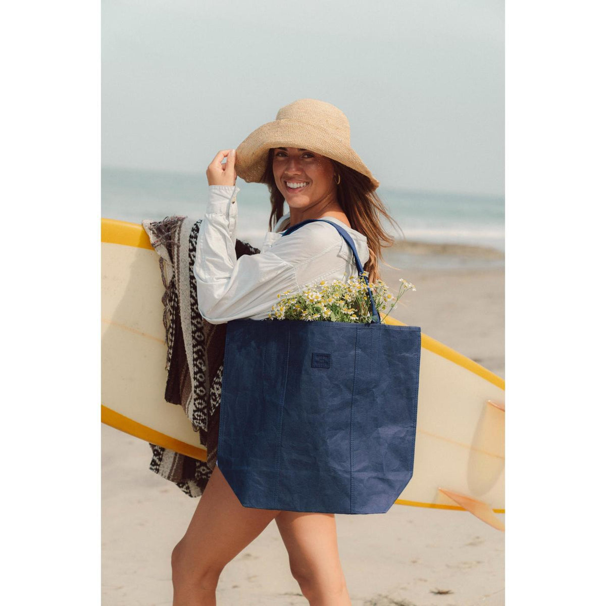 Out of the Woods Iconic Washable Paper Shopper Transfer - Navy - View 4