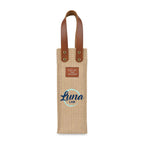 Out of the Woods Jute Wine Bottle Tote Transfer - Natural - View 1