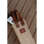 Out of the Woods Jute Wine Bottle Tote Transfer - Natural - View 5