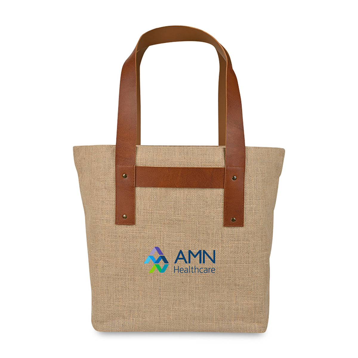 Out of the Woods Oversized Jute T-Strap Tote Transfer - Natural - View 1