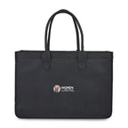 Out of the Woods Recycled Felt Shopper Tote Embroidery - Black - View 1