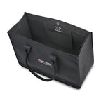 Out of the Woods Recycled Felt Shopper Tote Embroidery - Black - View 2