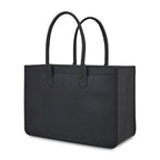 Out of the Woods Recycled Felt Shopper Tote Embroidery - Black - View 4