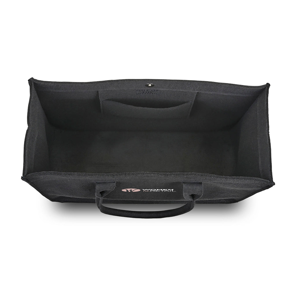 Out of the Woods Recycled Felt Shopper Tote Transfer - Black - View 3