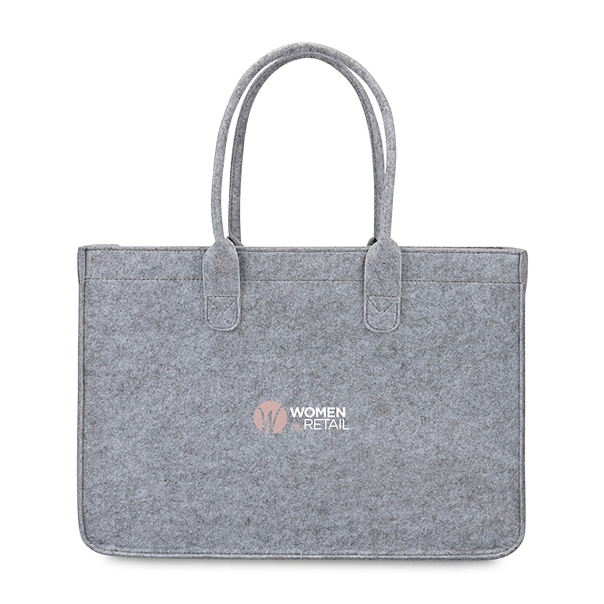 Out of the Woods Recycled Felt Shopper Tote Transfer - Light Grey - View 1