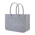 Out of the Woods Recycled Felt Shopper Tote Transfer - Light Grey - View 4