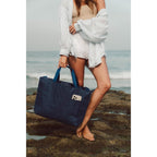 Out of the Woods Seagull Messenger Cooler, 24 Cans Transfer - Navy - View 7