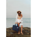 Out of the Woods Seagull Messenger Cooler, 24 Cans Transfer - Navy - View 8