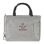 Out of the Woods Seagull MicroTote Bag Charm with Hidden Tote Transfer - Stone - View 3