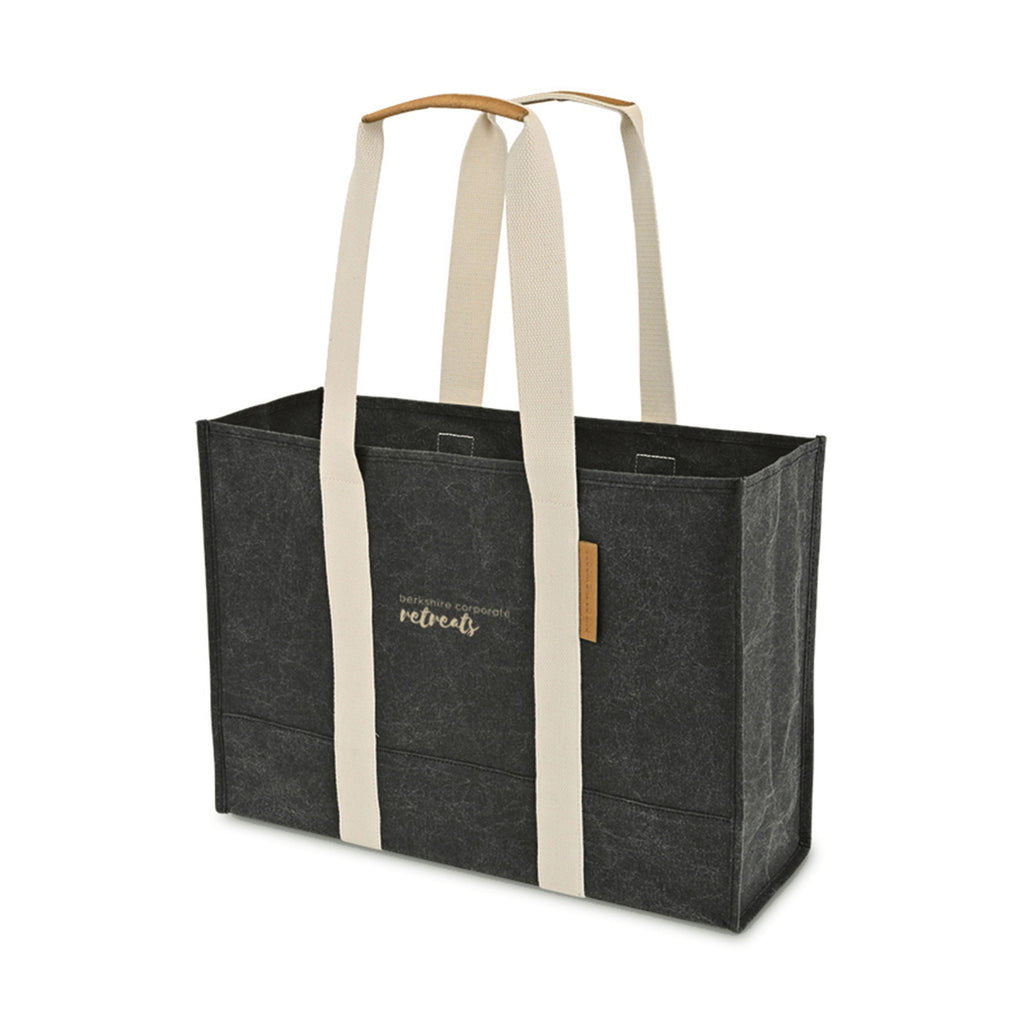 Out of the Woods Washable Paper Market Tote, Large Transfer - Ebony - View 2