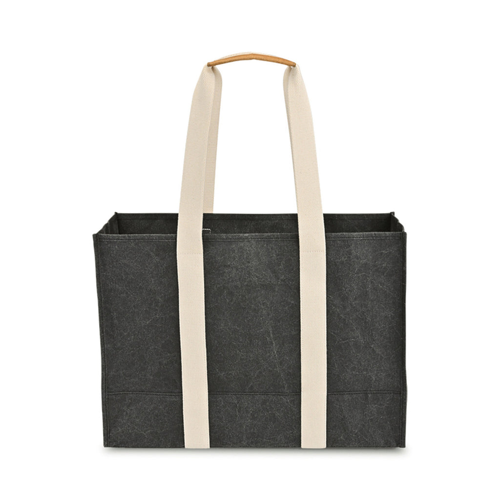 Out of the Woods Washable Paper Market Tote, Large Transfer - Ebony - View 4