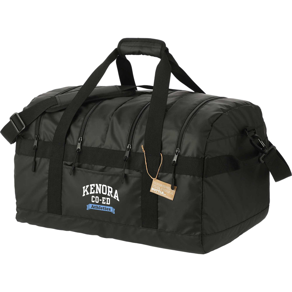 Outdoor Duffel Bag with Four Compartments, 60L Transfer - Black - Left Angle