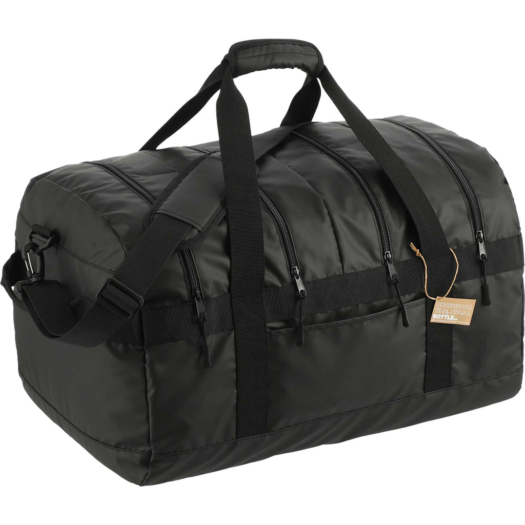 Outdoor Duffel Bag with Four Compartments, 60L Transfer - Black - Right Angle 3