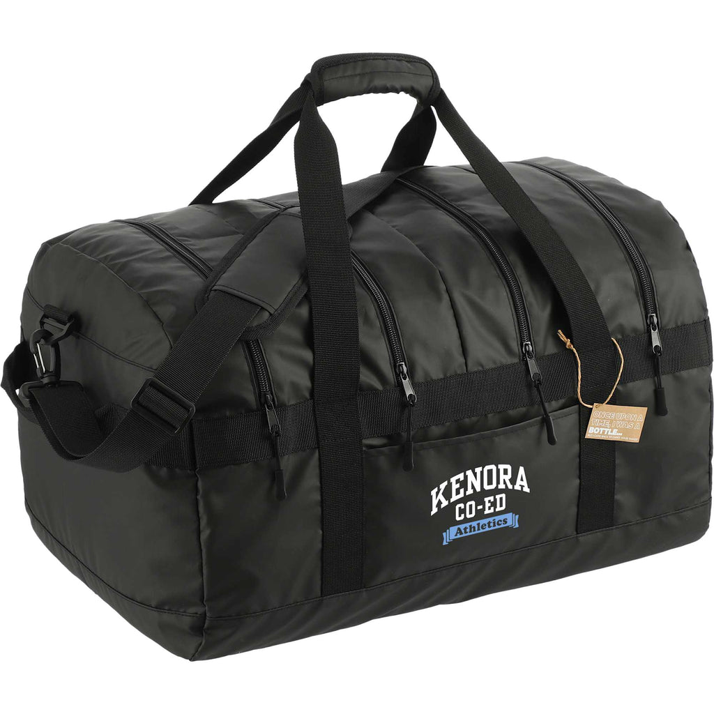 Outdoor Duffel Bag with Four Compartments, 60L Transfer - Black - Right Angle