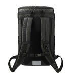 Outdoor Recycled Laptop Pack with Accessory Pouch, 15 Inch Embroidery - Black - Back