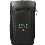 Outdoor Recycled Laptop Pack with Accessory Pouch, 15 Inch Embroidery - Black - Front 3