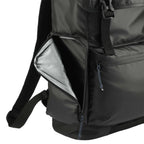 Outdoor Recycled Rucksack with Cinch Top Embroidery - Black - Right Angle 2