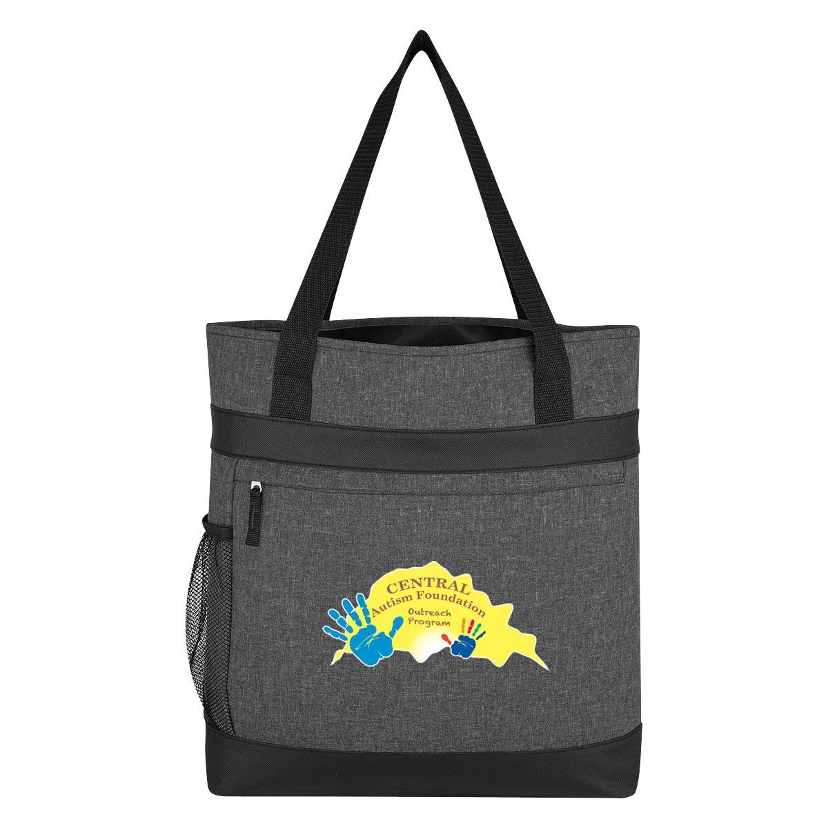 Outing Tote Bag with Hidden Zip - Colorbrite