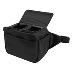 Outpost Two Can Cooler Belt Bag in Recycled PET - Black - Open