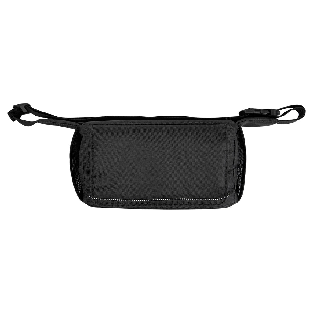 Outpost Two Can Cooler Belt Bag in Recycled PET - Black - Top