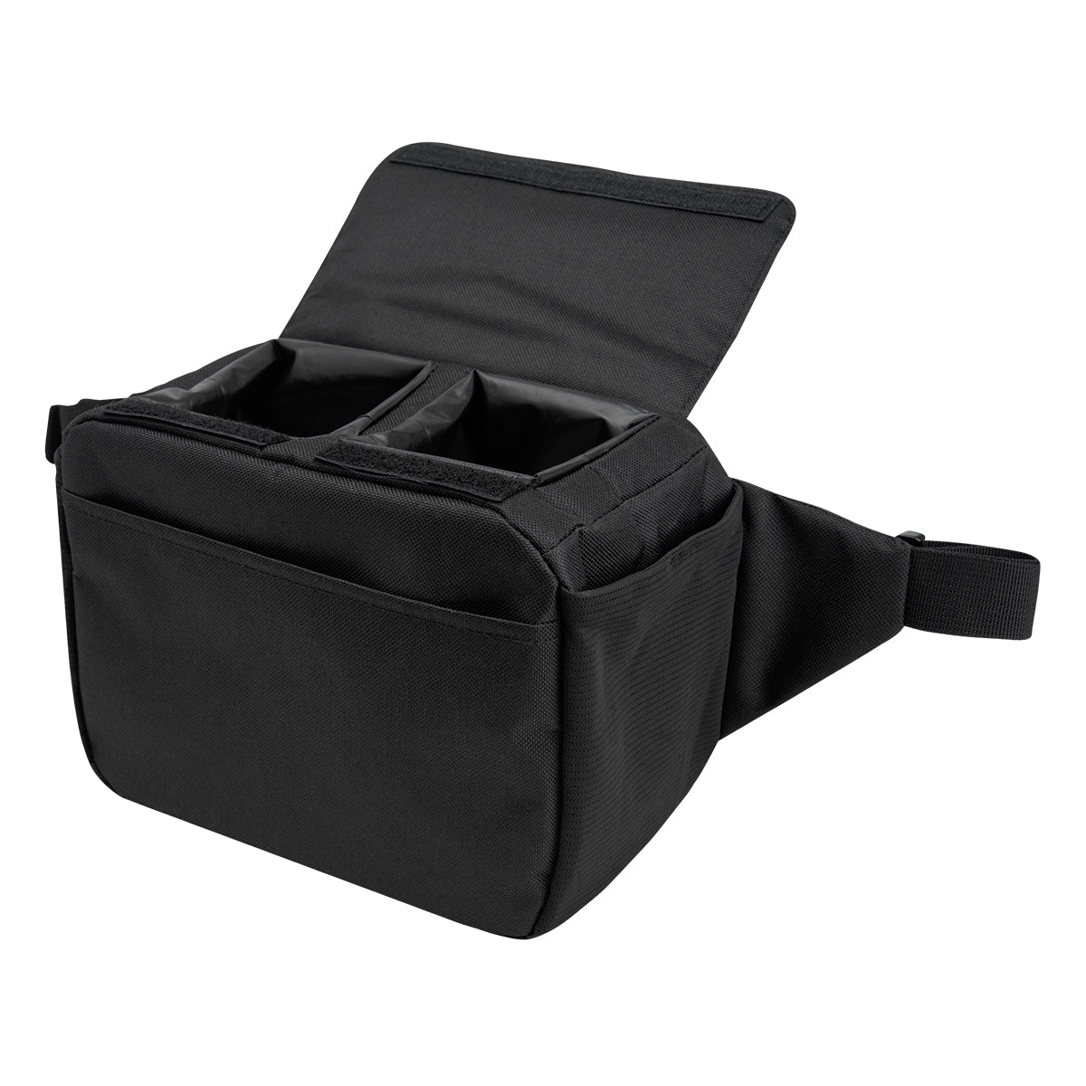 Outpost Two Can Cooler Belt Bag in Recycled PET - Open