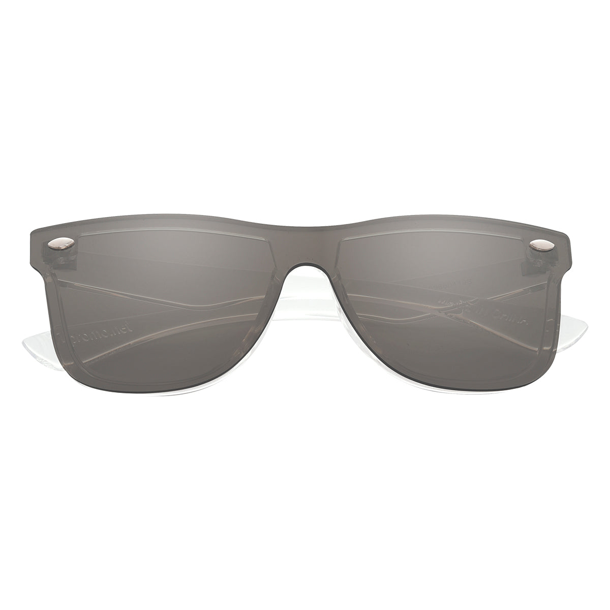 Outrider Malibu Sunglasses, Mirrored - Clear - Front