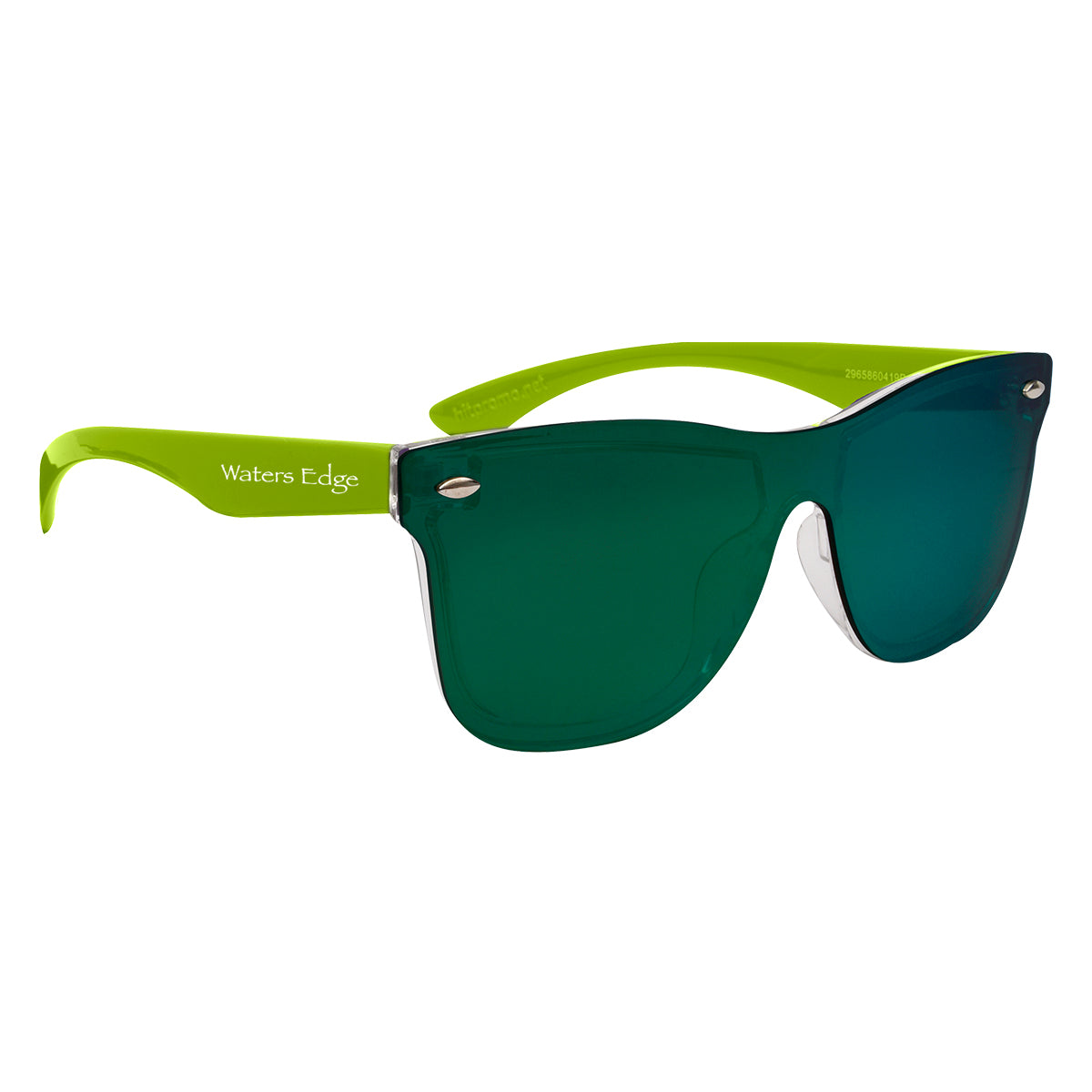 Outrider Malibu Sunglasses, Mirrored - Green - Silk Screen