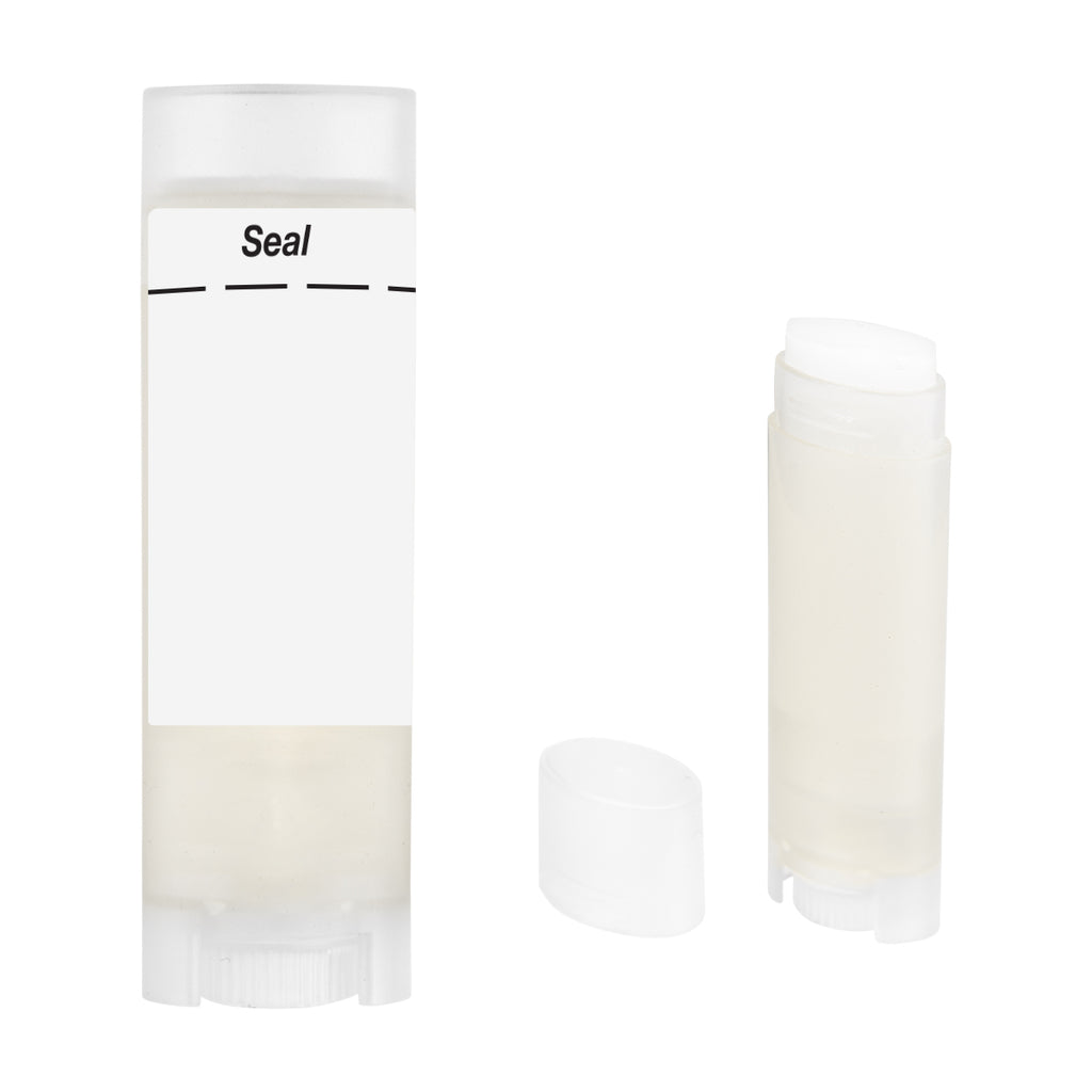 Oval Lip Moisturizer in a Recycled PET Tube - White_Label_Blank