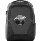 Overland TSA Laptop Backpack with USB-C Port, 17 Inch - Charcoal - Front
