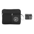Overnight Toiletry Bag with Mesh Front Pocket Full Color - Black - Front Group