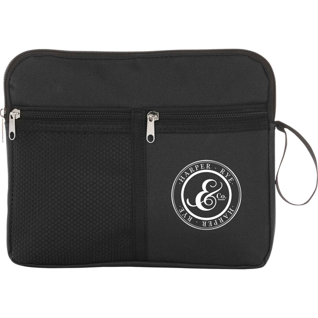 Overnight Toiletry Bag with Mesh Front Pocket Full Color