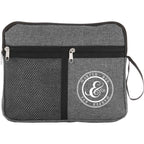 Overnight Toiletry Bag with Mesh Front Pocket - Graphite - Front