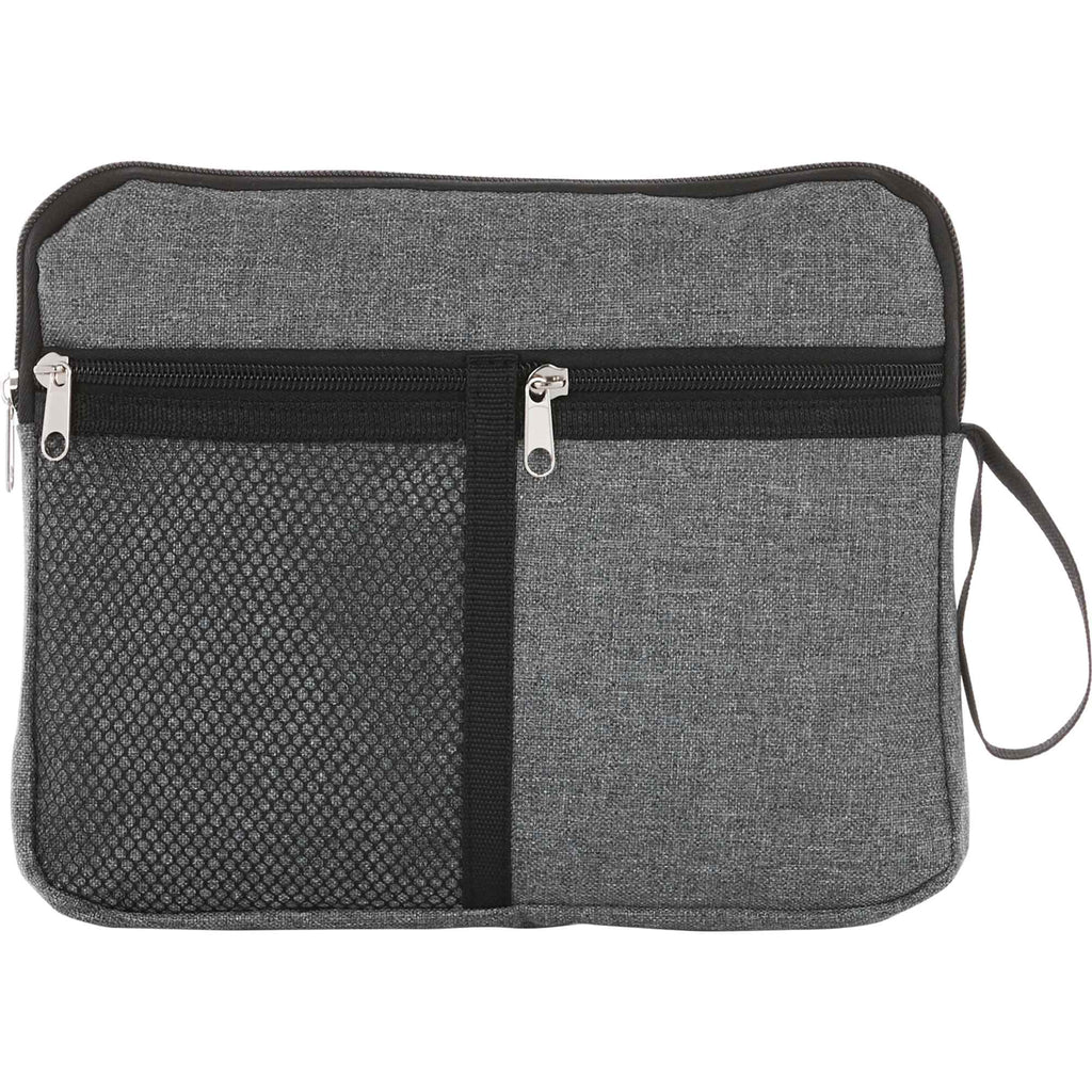 Overnight Toiletry Bag with Mesh Front Pocket - Graphite - Photo 2