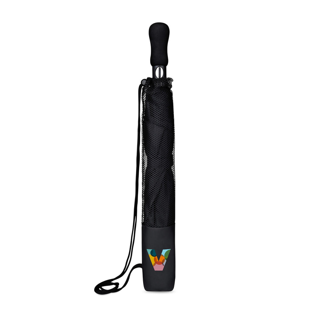 Oversized Auto Open Folding Umbrella, 58 Inch Transfer - Black - View 3